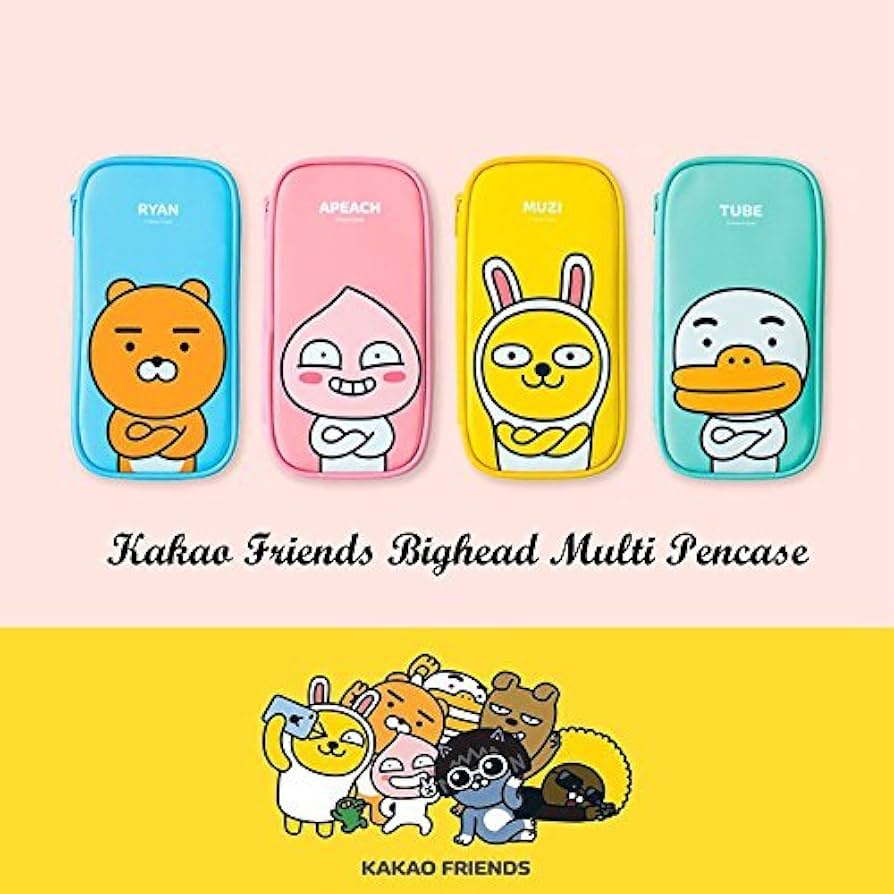 Amazon | カカオフレンズ ビッグヘッド マルチ ペンケース 4種